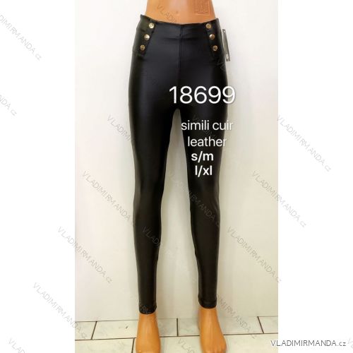 Leggings Hose Kunstleder mit Reißverschluss (S-XL) JENAS JWA20035