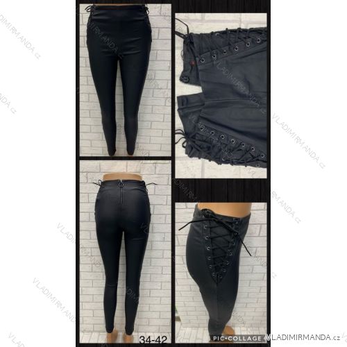 Leggings Hose Kunstleder mit Reißverschluss (34-42) JENAS JWA20039