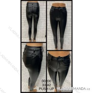 Leggings Hose Kunstleder mit Reißverschluss (33-42) JENAS JWA20043