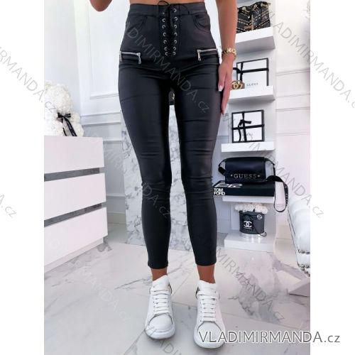 Leggings Hose Kunstleder mit Reißverschluss (34-42) JENAS JWA20048