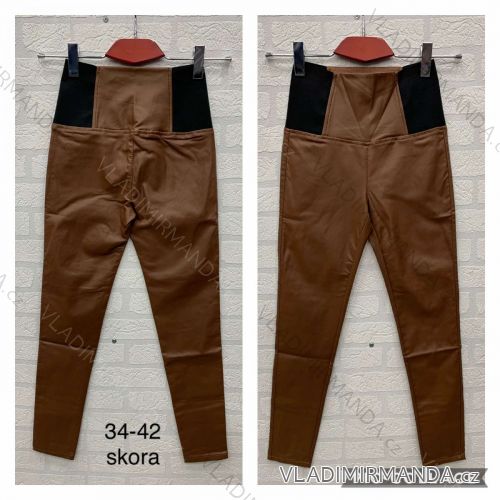 Leggings Hose Kunstleder mit Reißverschluss (34-42) SKORA JWA20056