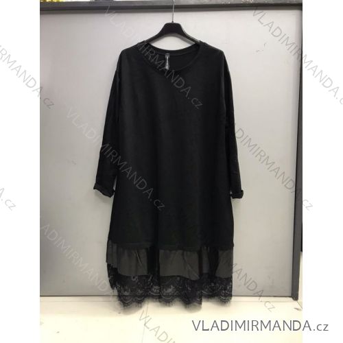 Kleid mit 3/4 Ärmeltasche für Damen (uni sl) ITALIAN Fashion IM3181746