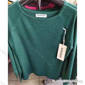 Langarm-Tunika für Damen mit Übergröße (UNI XL-2XL) ITALIAN FASHION IM720050