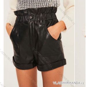 Shorts Shorts Kunstleder Frauen (uni s-l) ITALIAN FASHION IM920107