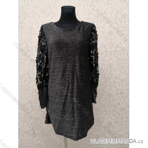 Bluse Langarm mit Rüschen Frauen (UNI S / L) ITALIAN FASHION IMK20159