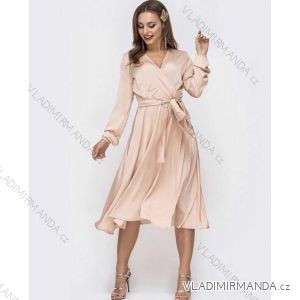 Sommerkleid Langarm geblümte Damen (UNI S / L) ITALIAN FASHION IMK20150