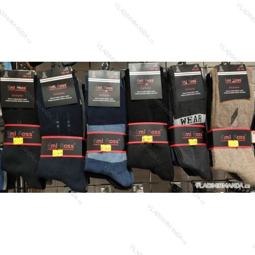 Socken Baumwolle exklusive Männer (39-42,43-46) EMI ROSS LOK19041