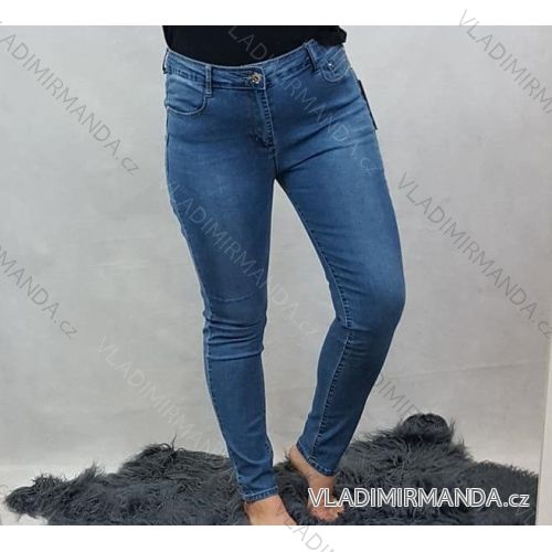 Džiny push-up středně vysoký pas (vel. 40-50) B. S JEANS MAM20S5546