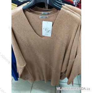 Damen-Langarmpullover (uni L / XL) ITALIAN MODA IM7191009