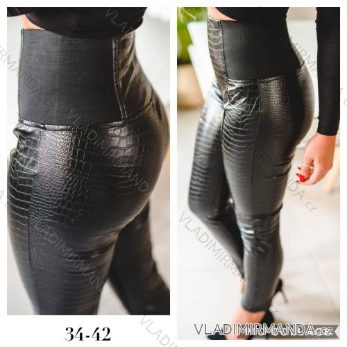 Leggings Hose Kunstleder mit Reißverschluss (34-42) JENAS JWA20033