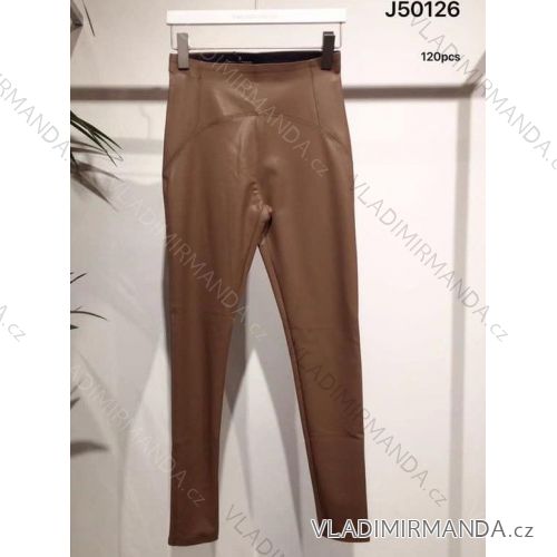 Lange Leggings DAMENLEDER (UNI S-M) ITALIENISCHE MODE IMM20FD3063