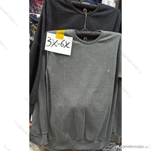 Langarm-Sweatshirt für Herren (3XL-6XL) TURECKÁ MODA TMF20006