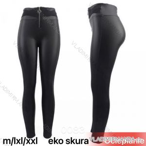 Leggings Hose Kunstleder mit Reißverschluss (xs-m) Italian Fashion LML20003