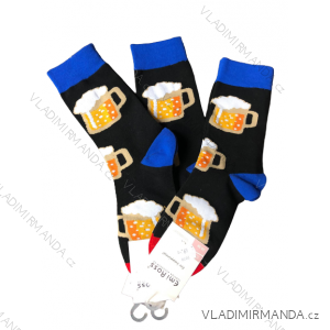 Socken klassisches Lichtbild Bier / Wein Motiv (35 / 39-39 / 43) ECC-2003