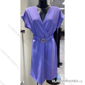 Kleid kurzärmlige Frauen (uni s-m) ITALIAN FASHION IM920300