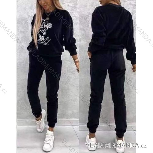 Set lange Jogginghosen und langärmliges Sweatshirt für Frauen (UNI S / L) TURKISH FASHION IMK20148