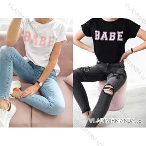 T-Shirt Kurzarm Frauen (Uni s / m) ITALIAN FASHION IM420336