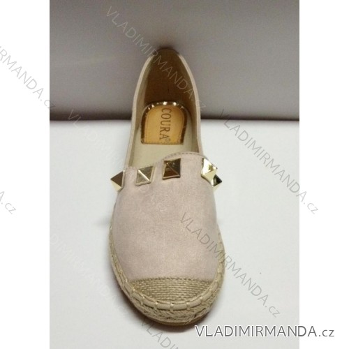 Espadrilky módní šortky dámské (37-41) OBU 5646B hellbeige 37