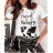 T-Shirt Kurzarm Frauen (S / M ONE SIZE) ITALIENISCHE MODE IMWK21002