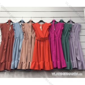 Elegantes Langarmkleid für Damen (S / M / L EINE GRÖSSE) ITALIENISCHE MODE IMWA21002