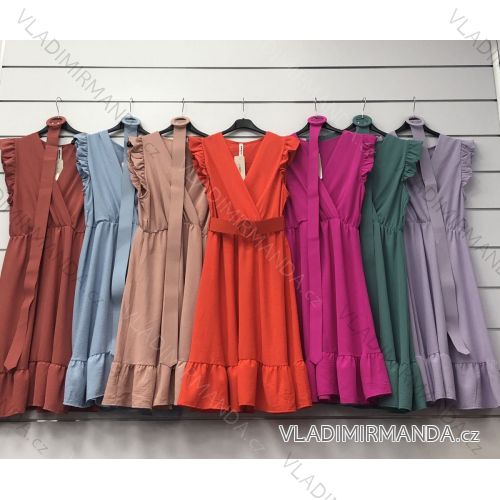 Elegantes Langarmkleid für Damen (S / M / L EINE GRÖSSE) ITALIENISCHE MODE IMWA21002