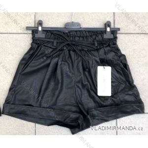 Shorts Shorts Kunstleder Frauen (uni s-l) ITALIAN FASHION IM920107