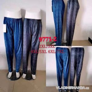 Leggings 3/4 kurze Damen Übergröße (4xl-7xl) ELEVEK ZW7-4