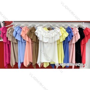 T-Shirt Kurzarm Frauen (UNI S / L) ITALIENISCHE MODE IMK20128