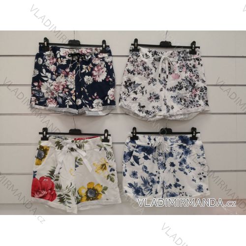 Shorts Shorts Kunstleder Frauen (uni s-l) ITALIAN FASHION IM920107