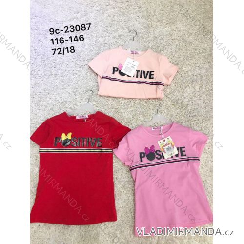 T-Shirt Kurzarm Kinder Mädchen Mädchen (116-146) ACTIVE SPORT ACT20SC-8731