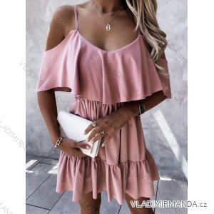 Kleid mit 3/4 Ärmeltasche für Damen (uni sl) ITALIAN Fashion IMWD20527