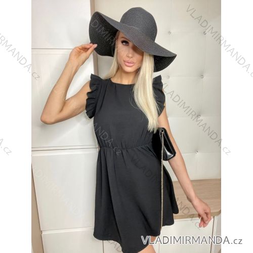 Sommerkleid Langarm geblümte Damen (UNI S / L) ITALIAN FASHION IMK20150