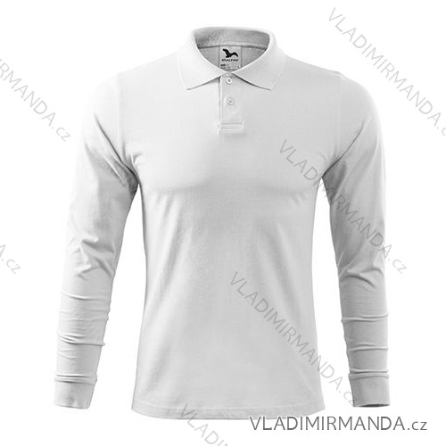 Single J. LS Herren Poloshirt weiß ADR-2110014
