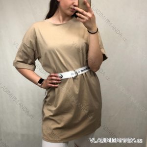 Kleid mit 3/4 Ärmeltasche für Damen (uni sl) ITALIAN Fashion IMWD20527