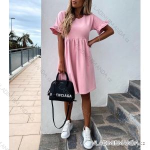 Kleid mit 3/4 Ärmeltasche für Damen (uni sl) ITALIAN Fashion IM3181746