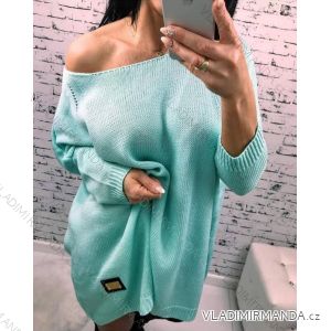 Damen-Langarmpullover (uni L / XL) ITALIAN MODA IM7191009