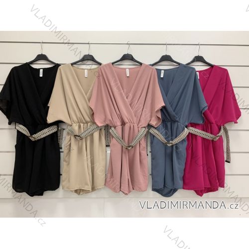 Kleid mit 3/4 Ärmeltasche für Damen (uni sl) ITALIAN Fashion IMWD20529