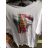 T-Shirt Kurzarm mit Spitze Frauen (Uni s / m) TURKISH FASHION TM920024