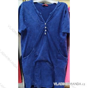 Tunika Kurzarm Damen (uni sl) MODA ITALY IM118003