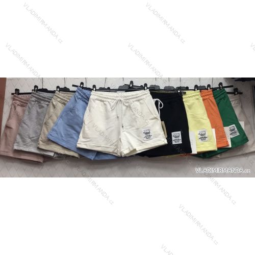 Shorts Shorts Kunstleder Frauen (uni s-l) ITALIAN FASHION IM920107