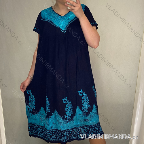 Kurzarmkleid für Damen in Übergröße (L-3XL) POLISH FASHION PMF20014