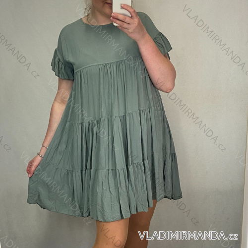 Tričko krátký rukáv dámské (S/M/L ONE SIZE) ITALSKÁ MÓDA IMP21002