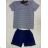 Pyjamas Short Herren Baumwolle (m-xxl) NATURAL MANN 63084
