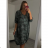 Damen Langarm Oversized Camouflage Kleid (xl / 3xl ONE SIZE) ITALIAN FASHION IMWA21014