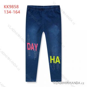 Jeans Leggings Denim dünnes junges Mädchen (134-164) KUGO KK9857