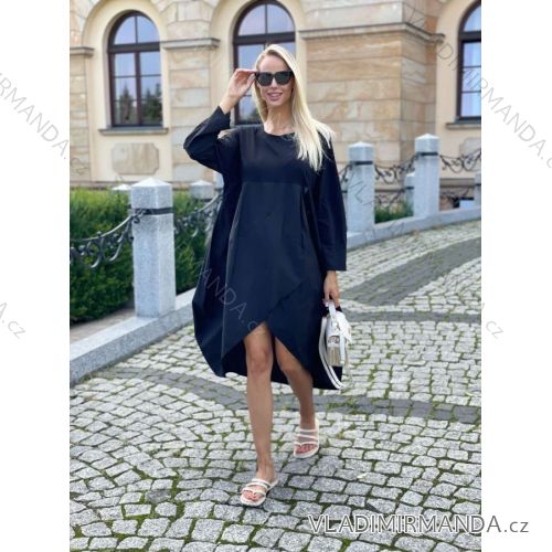 Sommerkleid Langarm geblümte Damen (UNI S / L) ITALIAN FASHION IMK20150