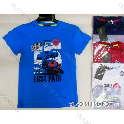 T-Shirt Kurzarm Jungen Baumwolle (128-164) FORTOO 73008
