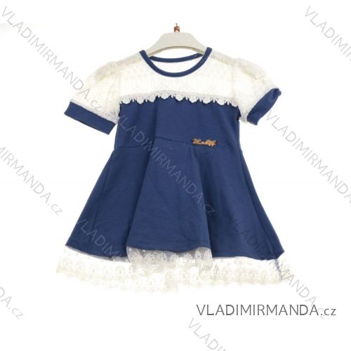 Sommerkleid für Mädchen (4-14 Jahre) ITALIENISCH HERGESTELLT 11-I0961
