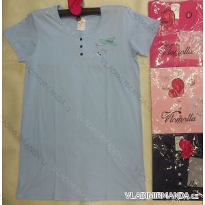 Shirts Nacht Kurzarm Damen übergroße Baumwolle (l-3xl) VLOMOLLA SECRET 83088
