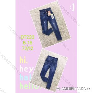 Jeans mit Lätzchen Kinder jugendliche Mädchen (4-12 Jahre) SAD SAD20DT175